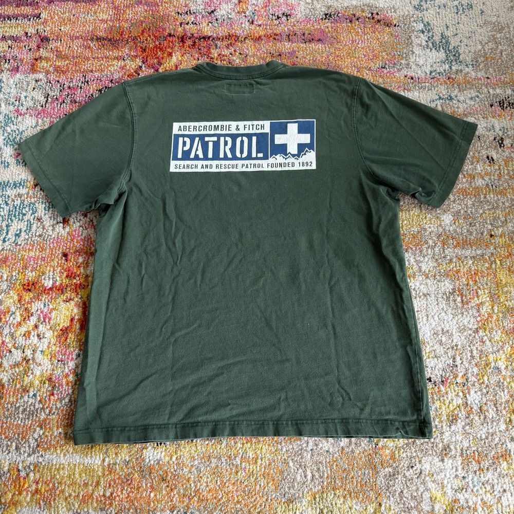 Vintage Y2K Abercrombie & Fitch t-shirt  SEARCH AND RESCUE PATROL Size XL